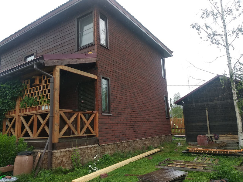 Обшивка фасада клинкерной плиткой